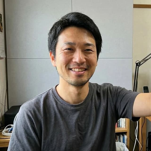 男性の自撮り写真