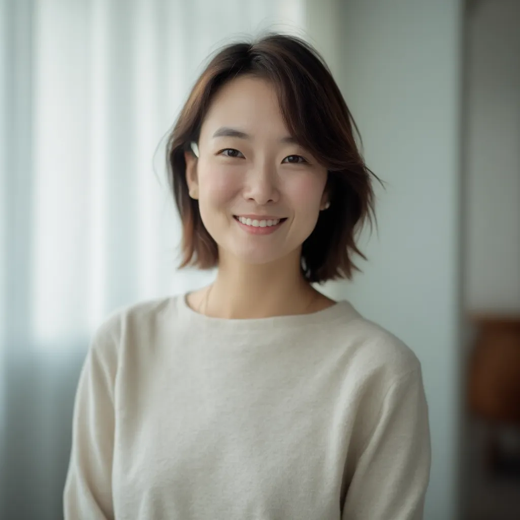 女性 スタートアップ AIプロフィール写真