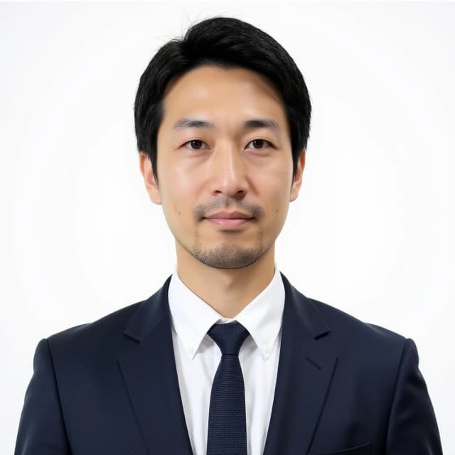 AIが生成した男性のプロ品質ビジネスプロフィール写真