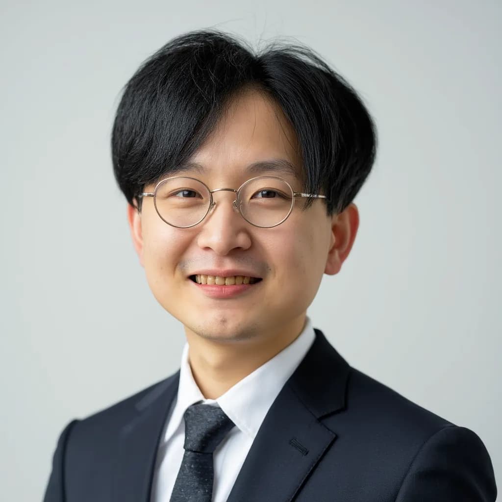 男性 フォーマル AIプロフィール写真