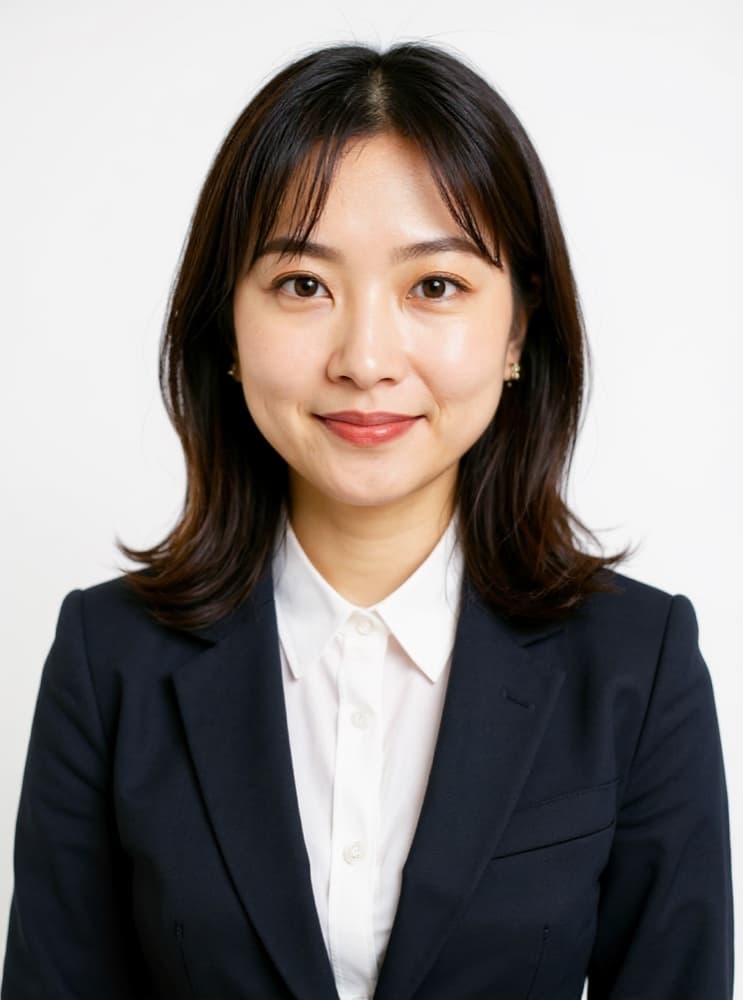 女性 証明写真 AIプロフィール写真